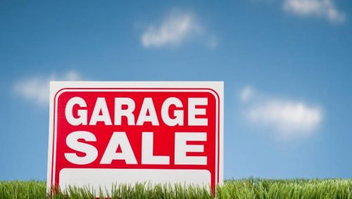 How to dispose of hard rubbish - garage sale