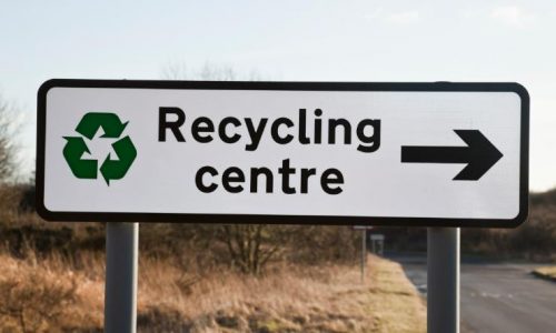 Take hard rubbish to the recycling centre